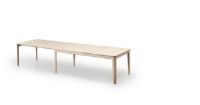Billede af Skovby SM27 Spisebord inkl. 3 Tillægsplader 101 x 205 cm - Naturolieret Eg