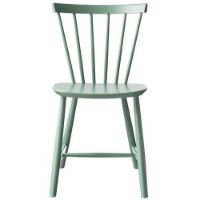 Billede af FDB Møbler J46 Poul M. Volther Stol SH: 45 cm - Støvet Grøn 