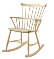 Billede af FDB Møbler Gyngestol Børge Mogensen J52G - Natur bøg