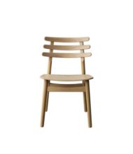 Billede af FDB Møbler J48 Stol Poul M. Volther Siddehøjde: 46 cm - Eg finér/Mat lak-
