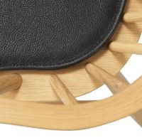 Billede af FDB Møbler R5 Nøje læderhynde til J52B/J52G 39x45 cm - Sort Læder 