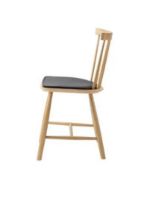 Billede af FDB Møbler R5 Nøje læderhynde til J46 39x37 cm - Sort Læder FORUDBESTIL: Slut Januar 2026 