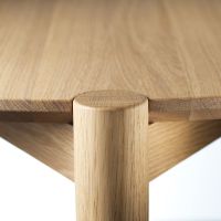 Billede af FDB Møbler D102 Søs Sofabord Ø: 55 cm - Natur Eg