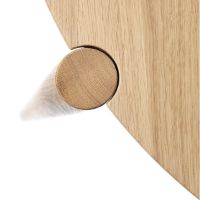 Billede af FDB Møbler D102 Søs Sofabord Ø: 55 cm - Natur Eg