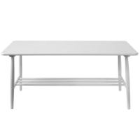 Billede af FDB Møbler Sofabord Poul M. Volther D20 55 x 120 cm - Hvid