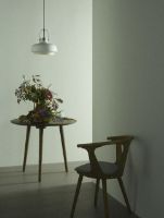 Billede af &Tradition SK3 In Between Dining Table Ø: 90 cm - Smoked Oiled Oak