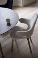 Billede af &Tradition SK4 In Between Dining Table Ø: 120 cm - Smoked Oiled Oak