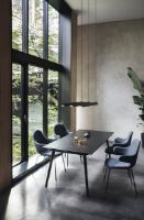 Billede af &Tradition SK5 In Between Dining Table 200x90 cm - Black Lacquered Oak