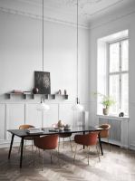 Billede af &Tradition SK6 In Between Dining Table 250x100 cm - Black Lacquered Oak 