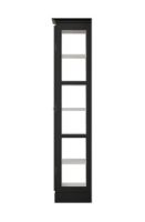 Billede af Lindebjerg Design Classic V1 Vitrineskab Højre-hængt Dør 70x210 cm - Black