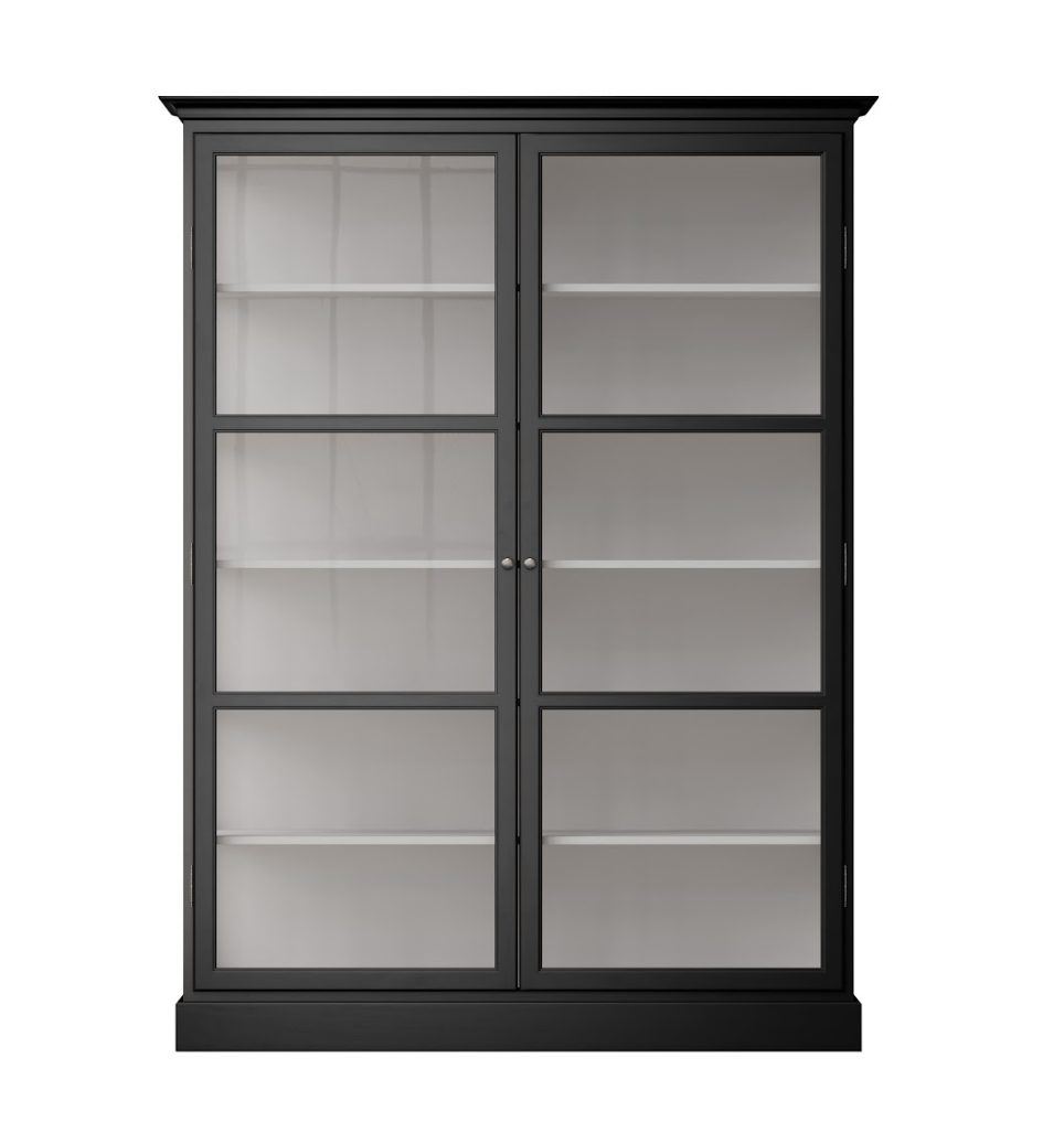 Billede af Lindebjerg Design Classic V2 Vitrineskab 150x210 cm - Black