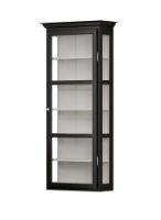 Billede af Lindebjerg Design Classic V4 Vitrineskab Højrehængt Dør 70x170 cm - Black