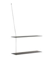 Billede af Woud Stedge Shelf 2.0 L: 80 cm - Black Painted Oak