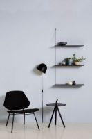 Billede af Woud Stedge Shelf 2.0 L: 80 cm - Black Painted Oak