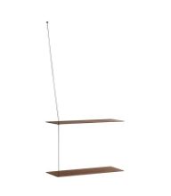 Billede af Woud Stedge Shelf 2.0 L: 60 cm - Smoked Oak