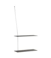 Billede af Woud Stedge Shelf 2.0 L: 60 cm - Black Painted Oak