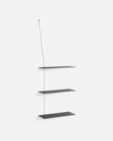 Billede af Woud Stedge Shelf 2.0 L: 60 cm - Black Painted Oak