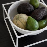 Billede af Audo Copenhagen Kubus Bowl Centerpiece Stor Ø: 23 cm - Hvid