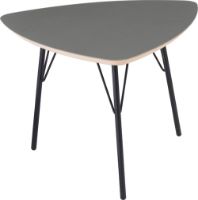 Billede af Vermund VL1310 grå linoleum bordplade og sort stel