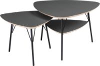 Billede af Vermund VL1310 grå linoleum bordplade og sort stel