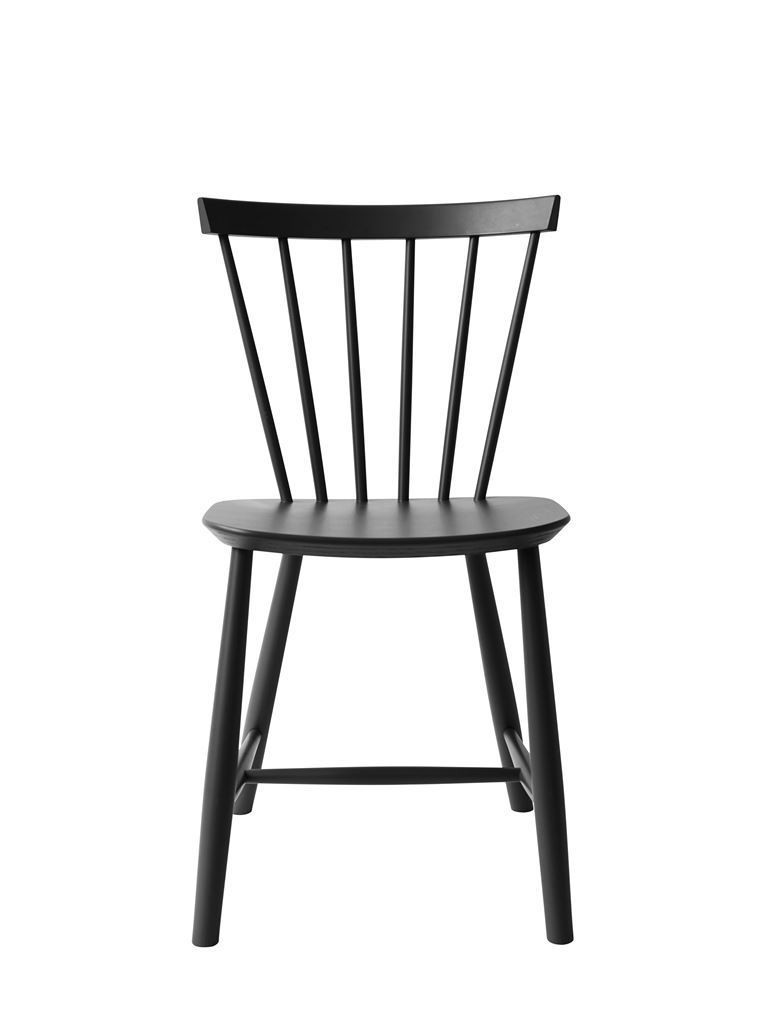 Billede af FDB Møbler J46 Poul M. Volther Stol SH: 45 cm - Sort 