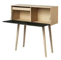 Billede af FDB Møbler Sekretær Foersom & Hiort-Lorenzen A84 Butler 108x105 cm - Eg/Sort