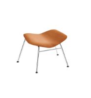 Billede af Vermund Larsen VL136 Fodskammel til Cosy Loungestol H: 37 cm - Sierra Cognac/Krom