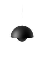 Billede af &Tradition Big Flowerpot VP2 Pendel Ø: 50 cm - Matt Black