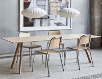 Billede af HAY CPH30 Table 200x90 cm - Lacquered Solid Oak/Lacquered Oak Veneer