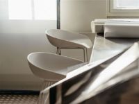 Billede af HAY AAS 38 Barstol Low SH: 64 cm - White Powder Coated Steel/White