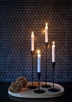 Billede af Piet Hein Venus Lysestage H: 21 cm - Sort