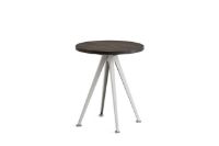 Billede af HAY Pyramid Coffee Table 51 Ø: 45 cm - Beige Steel/Smoked Oak 