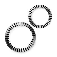 Billede af Vipp 268 Bordskåner 2 stk. Ø: 20 cm - Rusfrit Stål 