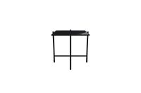 Billede af HANDVÄRK FURNITURE Side Table L: 50 D: 50 H: 47 cm - Sort Stel / Sort Marmor