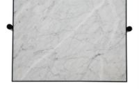 Billede af HANDVÄRK FURNITURE Konsolbord L: 184 D: 46 H: 74 cm - Sort Stel / Hvid Marmor