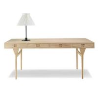 Billede af Snedkergaarden Nanna Ditzel ND 93 Skrivebord m. 4 skuffer B: 175 cm - Eg sæbe