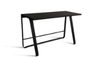 Billede af Bent Hansen Hemingway Skrivebord m. Opladerstation L: 120 cm - Sortlakeret Bøg/Black Linoleum
