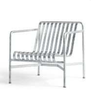 Billede af HAY Palissade Lounge Chair Low SH: 38 cm - Hot Galvanised
