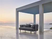 Billede af Cane-line Outdoor Moments 3-pers sofa - Grey 