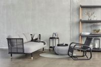 Billede af Cane-line Outdoor Frame Reolsystem Komplet Basis H: 204 cm - Teak/Lava Grey