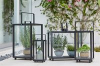 Billede af Cane-line Outdoor Lighthouse Lanterne Lille H: 42 cm - Lava Grey