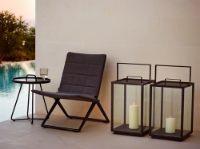 Billede af Cane-line Outdoor Lighthouse Lanterne Stor H: 54 cm - Lava Grey