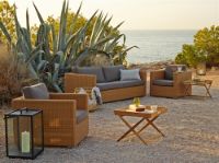 Billede af Cane-line Outdoor Lighthouse Lanterne Stor H: 54 cm - Lava Grey