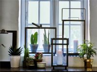 Billede af Cane-line Outdoor Lighthouse Lanterne Rektangulær H: 42 cm - Lava Grey