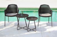 Billede af Cane-line Outdoor On-The-Move Sidebord Lille Ø: 44 cm - Black 