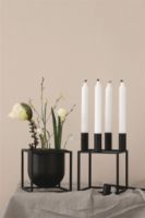 Billede af Audo Copenhagen Kubus Flowerpot 23 23x23 cm - Sort 