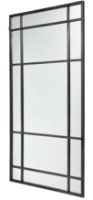 Billede af Nordal Spirit Iron Wall Mirror 204 x 102 cm - Black
