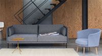 Billede af HAY Silhouette 2 Personers Sofa Mono L: 171 cm - Olavi by Hay 03 / Black powder coated steel