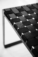 Billede af Bent Hansen Plaited Bænk - Sort Nylon 