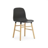 Billede af Normann Copenhagen Form Stol SH: 44cm - Sort/Eg
